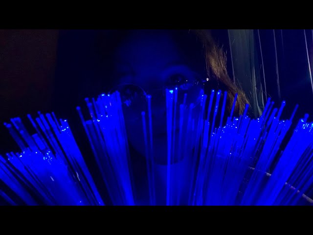 Sleep ASMR | Grass Lights: butterfly clips, light wands, & tiny hands