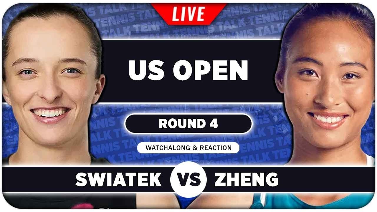 SWIATEK vs ZHENG • US Open 2026 • LIVE Tennis Watchalong