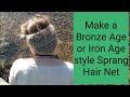 Make A Bronze Age Or Iron Age Sprang Hair Net Make A Bronze Age Or Iron Age Sprang Hair Net
