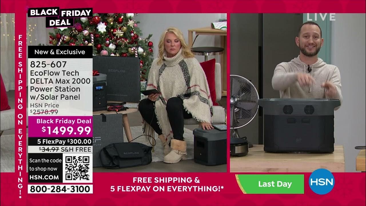HSN EcoFlow Power Station Cyber Monday 11.28.2022 01 AM YouTube