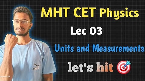 lecture 03 MHT CET PHYSICS 👍