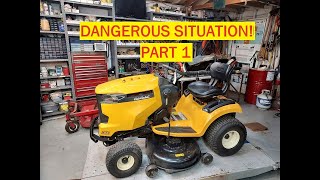 Cub Cadet XT1 Riding Mower | Bad Fuel Leak Part 1