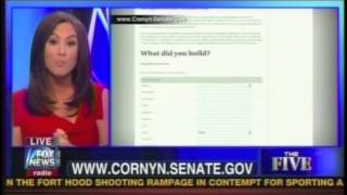 Sen. Cornyn's "I Built This" Campaign Featured on "The Five"