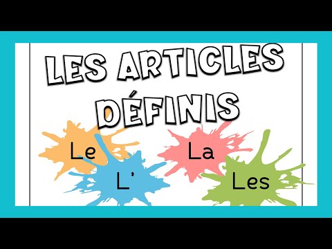 Los artículos definidos en francés | Gramática