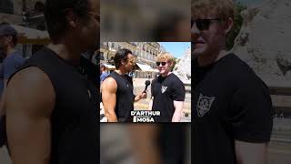 He Does This Very Easily Bench Press In The Middle Street