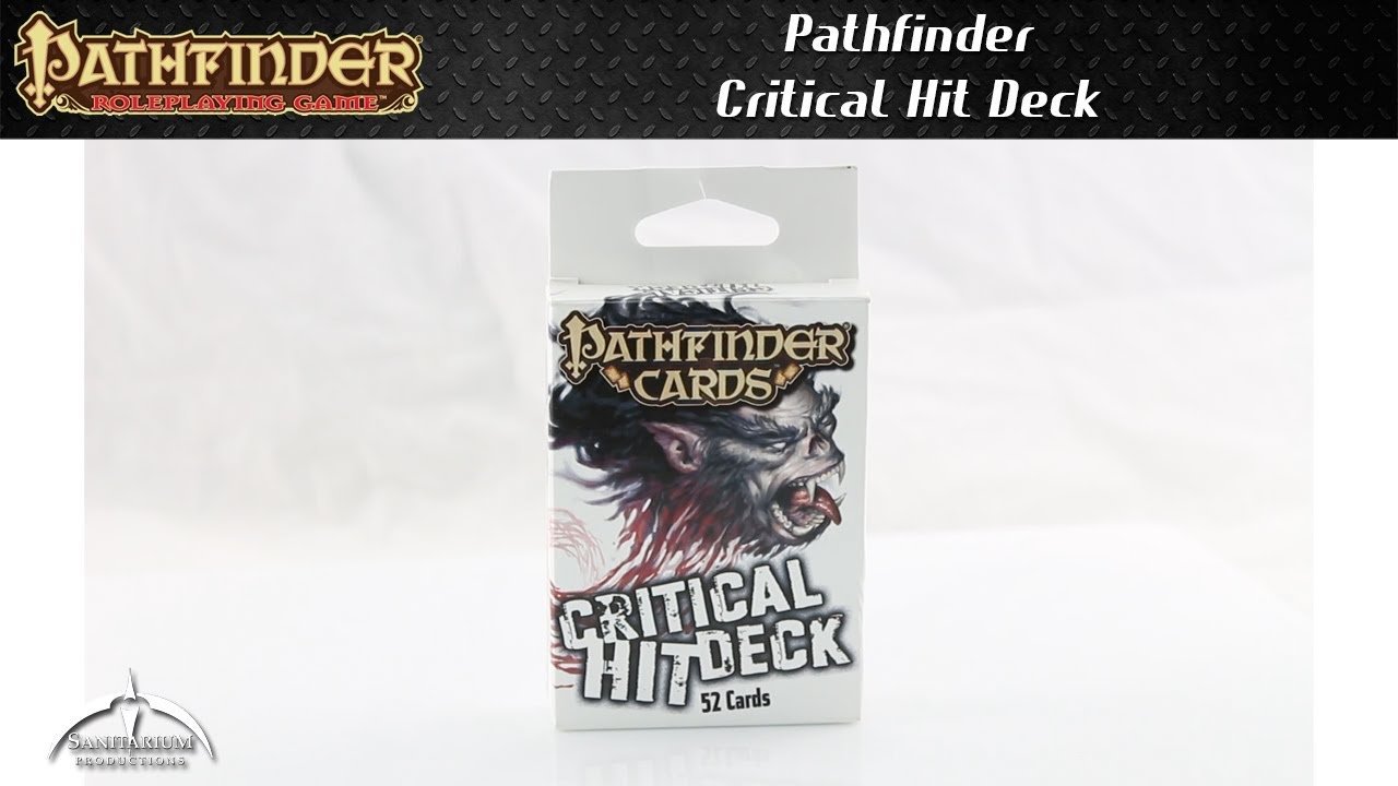 Pathfinder Critical Hit Deck Unboxing YouTube