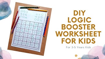 DIY Logic & Brain Boosting Activity - 02 | Enhance Concentration of Kids | Improve Logical Thinking