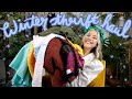 my BEST thrift haul of 2020 just saying.. | BIG WINTER TRY ON THRIFT STORE HAUL *very cozy*