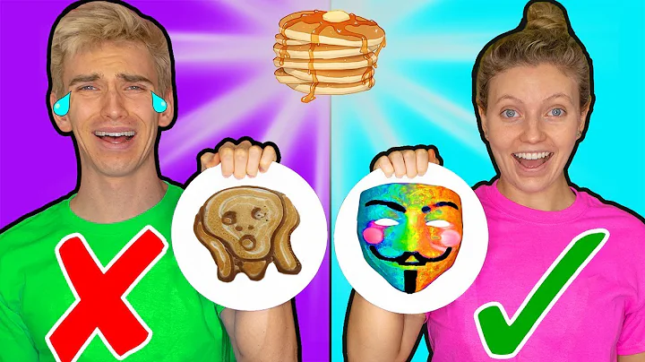 GAME MASTER PANCAKE ART CHALLENGE with GRACE SHARE...