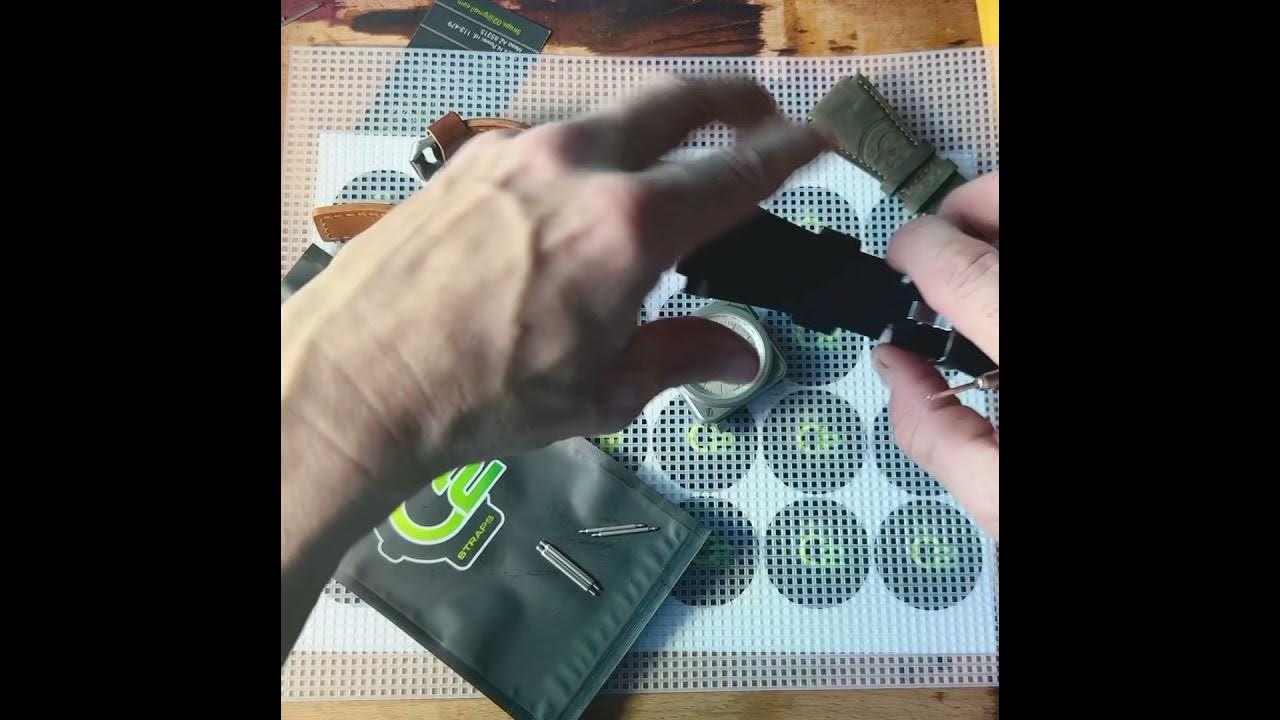 Change Bell Ross strap with ease YouTube