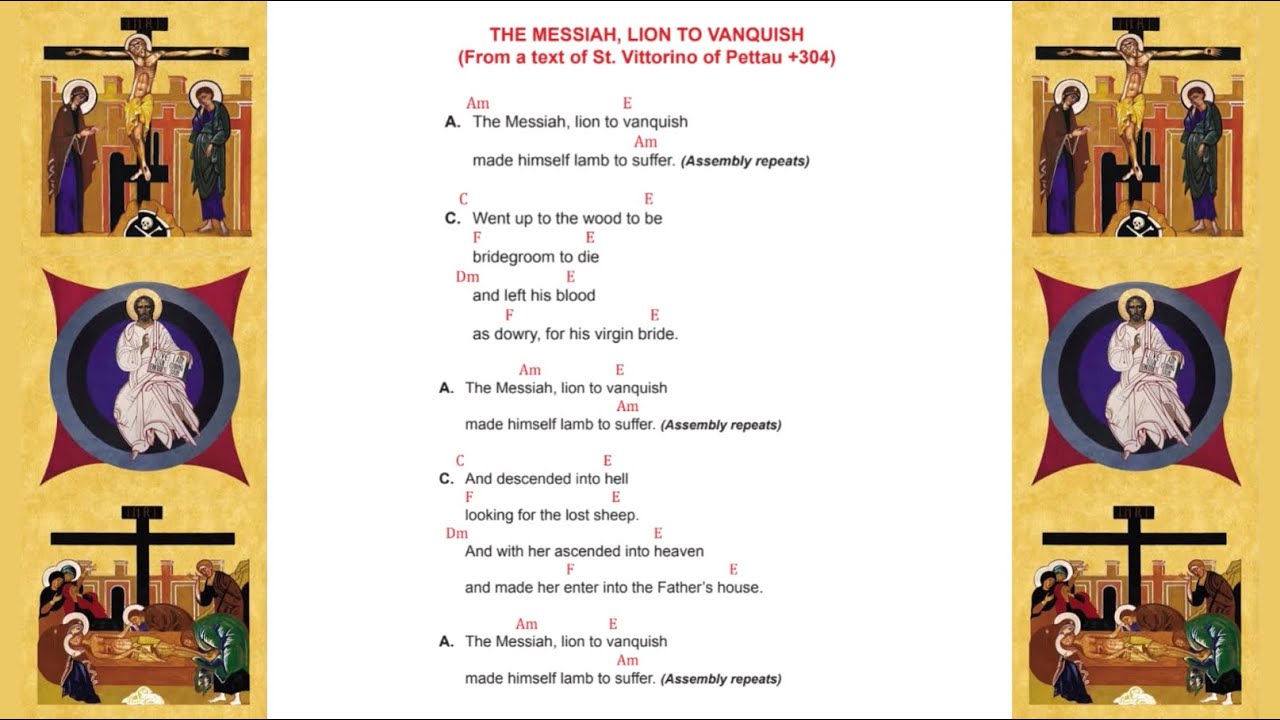 the-messiah-lion-to-vanquish-song-of-neocatechumenal-way-youtube