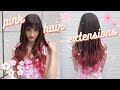Getting Sakura Pink Hair Extensions In Tokyo 🌸