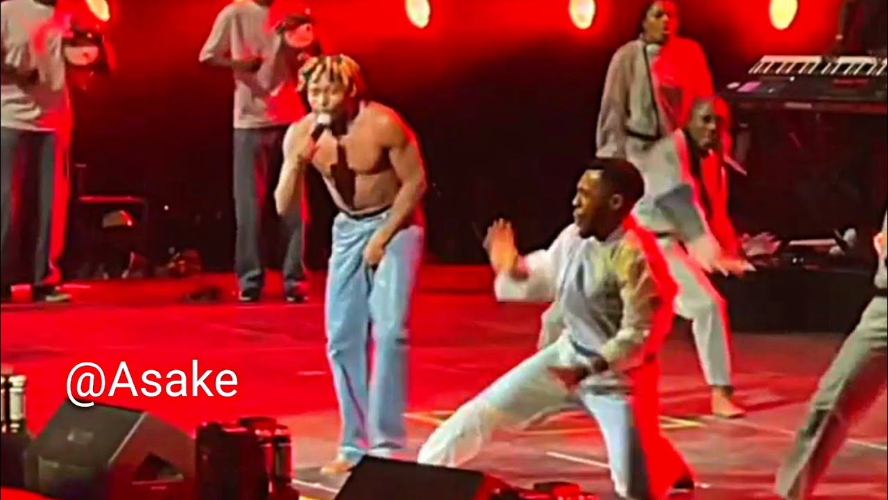 Asake live in New York City Barclays center delivered energetic performance live on stage YouTube