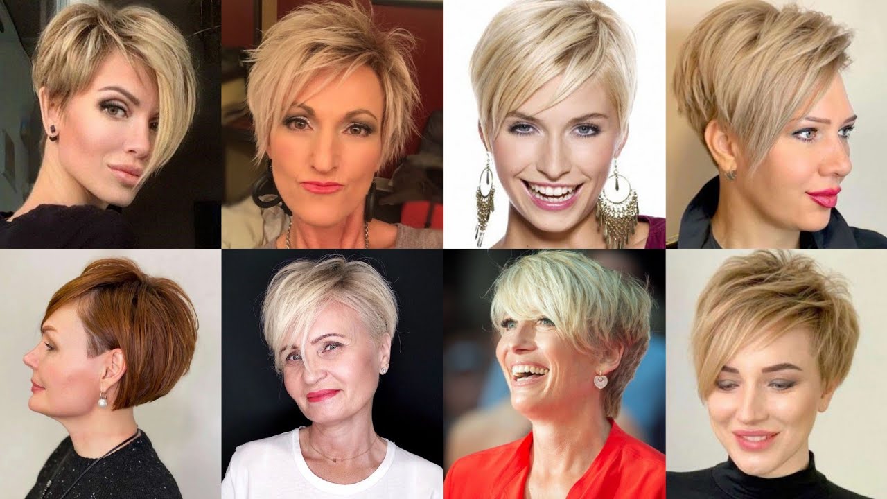 Outstanding short hair hairstyles for round face with amazing bang/Hair