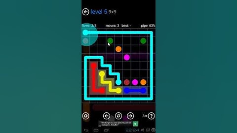 Flow Free - Bonus Pack 9 x 9 Level 5