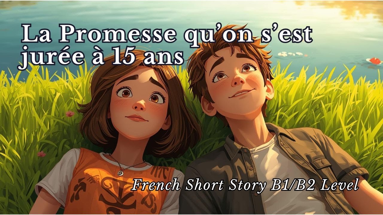 The promise we swore at 15 | Easy French Story for B1–B2 (Subtitles: Français + English)