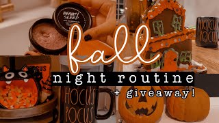 FALL NIGHT TIME ROUTINE  | Clean with me, Family Night, Getting Cozy For Fall!