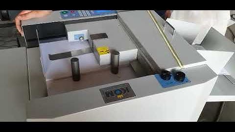 Máy cấn đường gấp giấy - tạo rãnh xé tự động Dumor 331B I KOM VIỆT NAM - ĐẠI LÝ CHÍNH HÃNG MÁY DUMOR