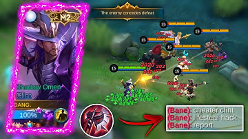 WHEN TOP 1 GLOBAL CLINT TRY DANGEROUS BLOODLUST AXE!🔥 | (MUST WATCH✓) - MLBB