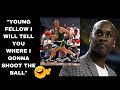 Gary Payton: Larry Bird neutralizes me by turning his back and make me have to go through him... 😀
