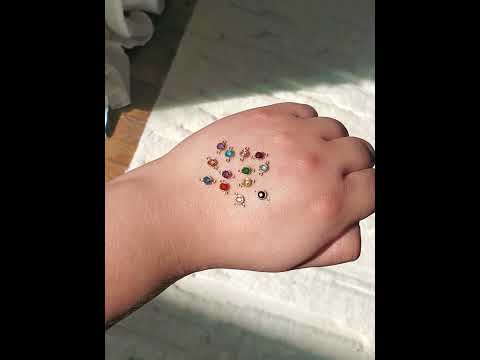 Tauna Flat Back Faceted Birthstone Bracelet Connector, 14K Gold Filled