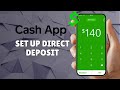 BEST WAY TO SET UP DIRECT DEPOSIT ON CASH APP