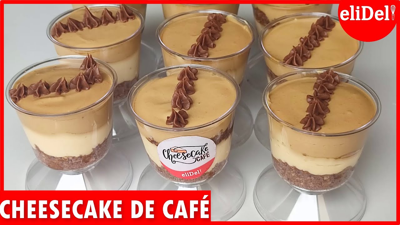 ?SIN HORNO postres faciles para VENDER ?dos postres DELICIOSOS CHEESECAKE  de CAFÉ? y CHOCOLATE? - YouTube