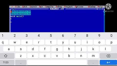 How to print any name in Turbo C++ by MUSTAFA PARDIWALA