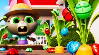 Talking Tom 🐱 Bahçe Saldırısı (Pis Küçük Böcekler 2) 🐛🐜 Yeni ✨ Super Toons Tv Animasyon