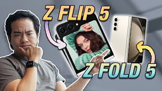 Samsung Galaxy Z Flip 5 & Z Fold 5 first impressions: Big (cover) screen, small ambitions