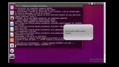 Instalación Proxy Caché (Squid)