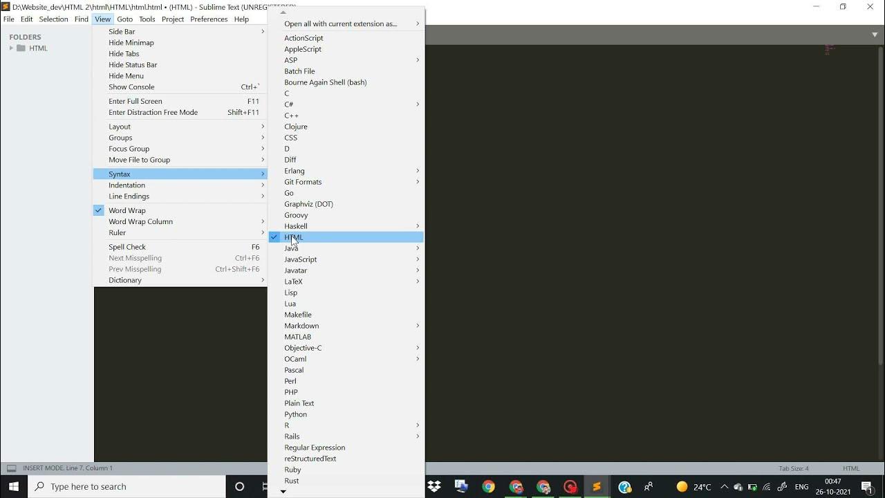 How To Run Html In Sublime Text 3 | How to Run Html code in Sublime ...