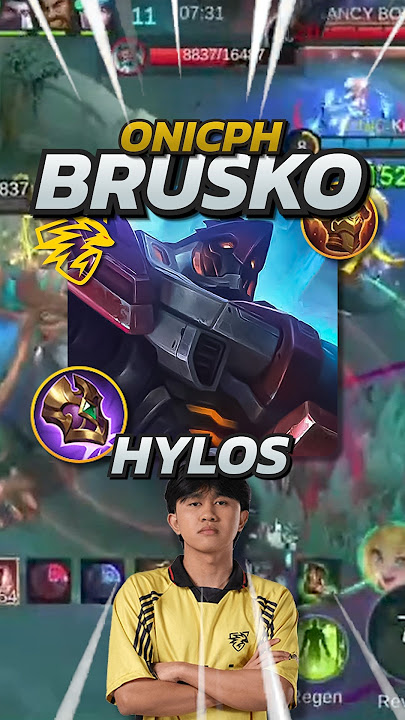 Onic Brusko Hylos Roam S37 Build! Mobile Legends #mobilelegends #mlbb #gaming