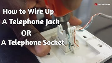 How to connect a telephone socket