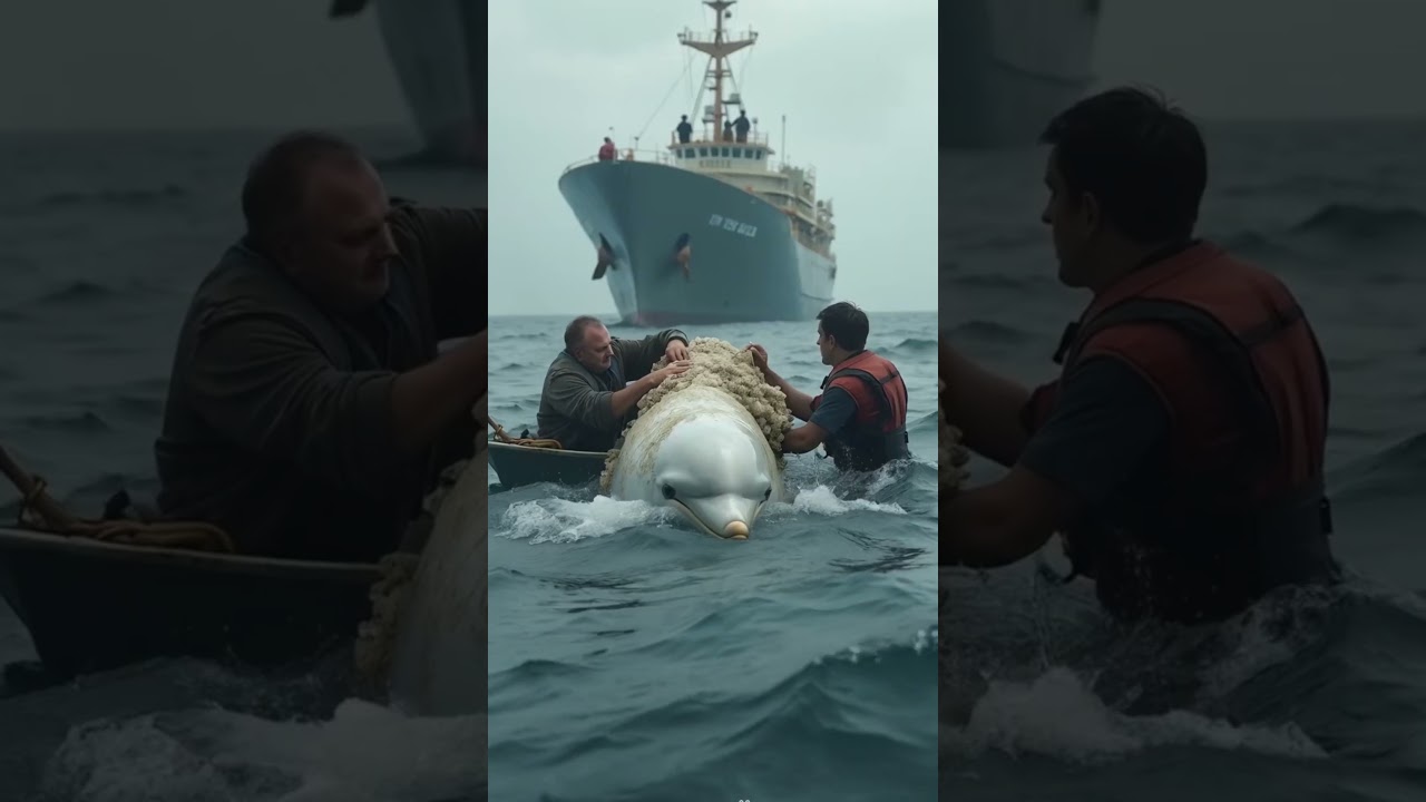 Remove barnacles from dolphins 