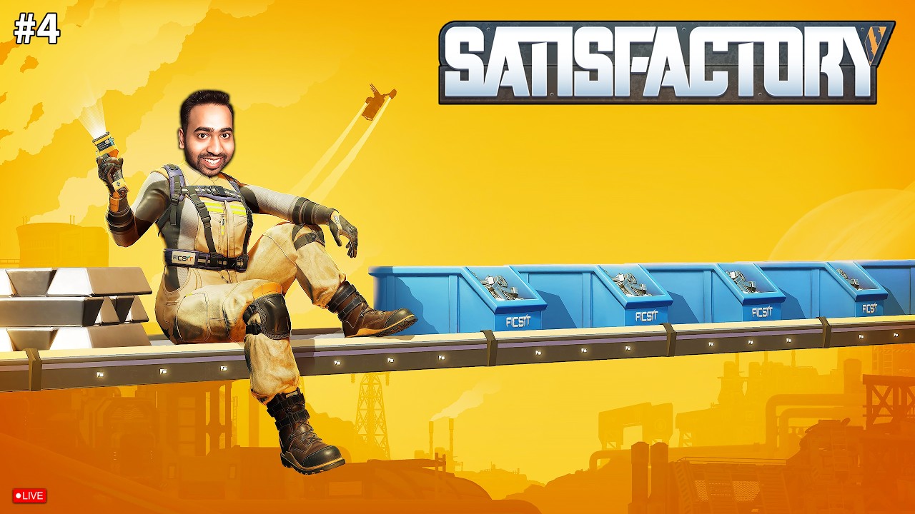 Building the ULTIMATE Factory in Satisfactory 🔥 LIVE | Day 4 - YouTube