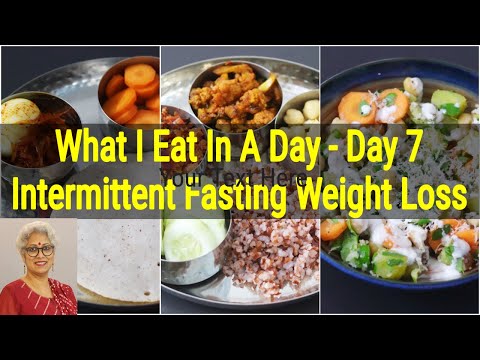 What I Eat In A Day For Weight Loss - Diet Plan To Lose Weight Fast - Intermittent Fasting - Day 7