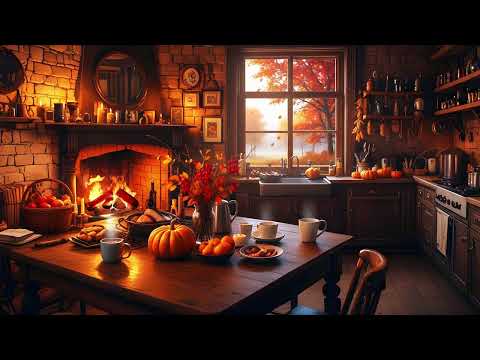 Tonton Cozy Autumn Kitchen Ambience | Relaxing Piano Music for Study and Focus di YouTube Tonton Cozy Autumn Kitchen Ambience | Relaxing Piano Music for Study and Focus di YouTube