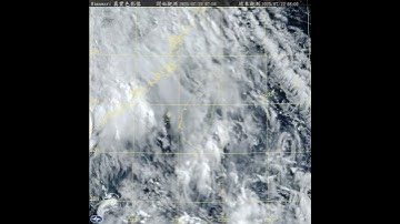 Deep clouds from northwesterly collides with easterly over the Pacific east of Taiwan 22 Jul 2025