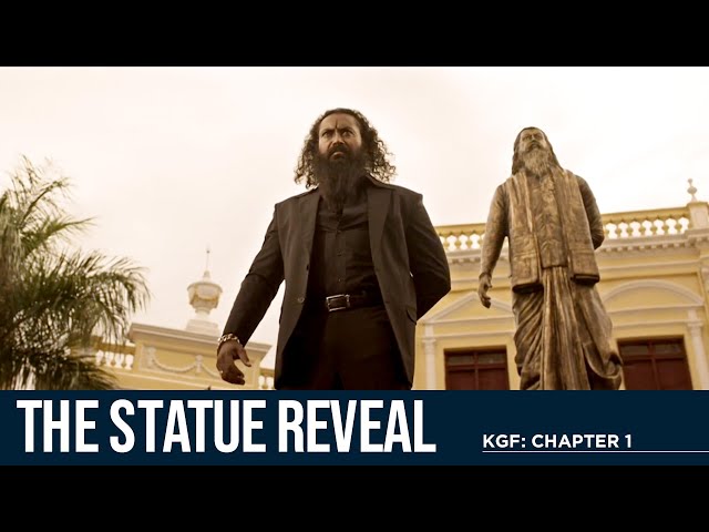 The Statue Reveal | KGF Chapter 1 | Yash | Ramachandra Raju | Prashanth Neel class=