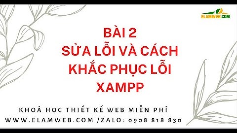 🔷Hướng dẫn khắc phục và sửa lỗi cài xampp - 🏟️  Công ty thiết kế web chuẩn seo AIO 🌞