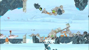 Angry Birds Star Wars 3-17 Hoth 3-Star Walkthrough