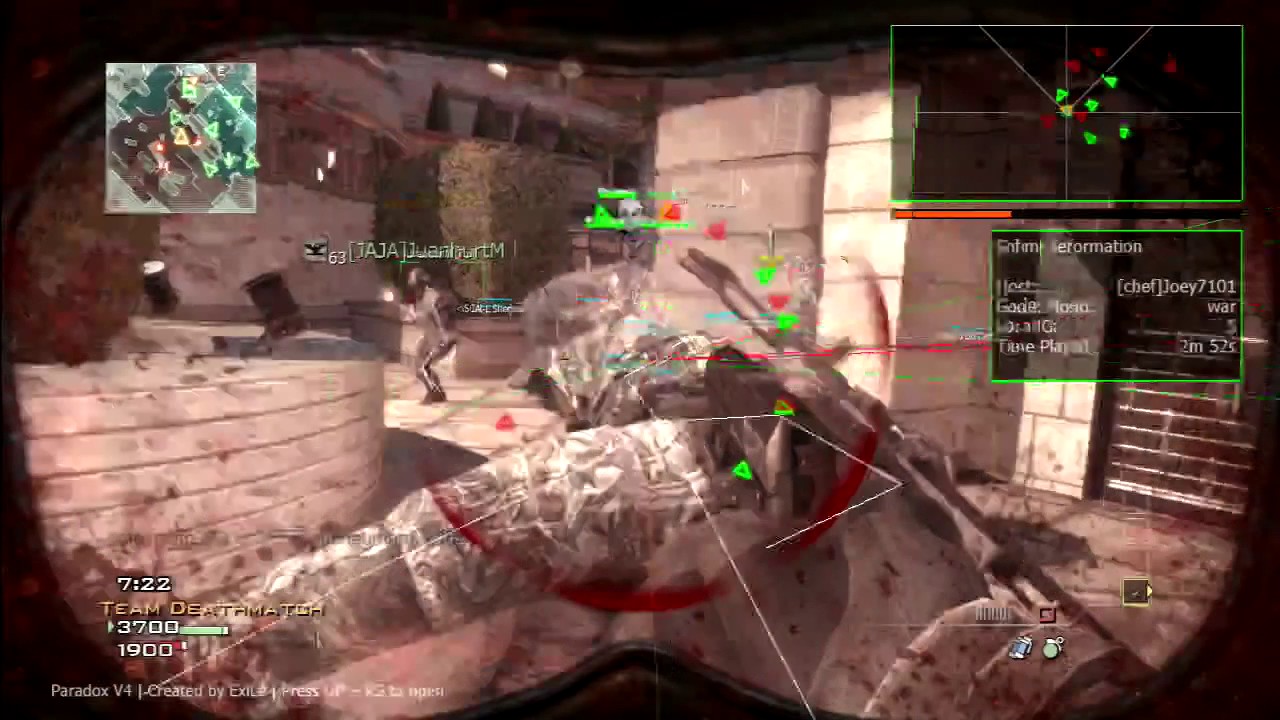 Paradox v4 - MW3 1.24 {SPRX} BEST AIMBOT +GAMEPLAY - YouTube - 1280 x 720 jpeg 162kB