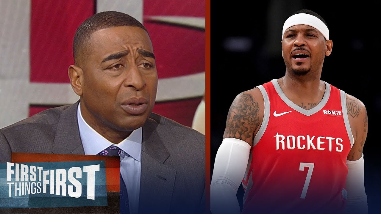 Cris Carter says Carmelo Anthony can only blame himself for his career | NBA | FIRST THINGS FIRST