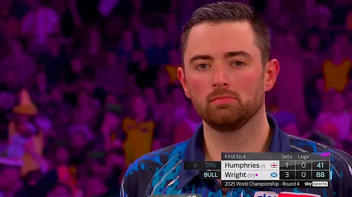 "WRIGHT NEEDS THE BULL" PETER WRIGHT VS LUKE HUMPHRIES - 2024/25 WORLD DARTS CHAMPIONSHIP #DARTS