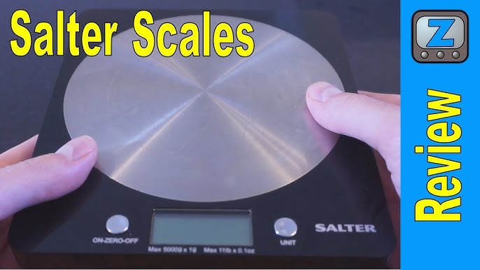  Salter 1066 BKDR15 Arc Kitchen Scale – Digital Food Weighing  Scales for Precise Cooking/Baking, Slim Platform for Compact Storage, Add &  Weigh/Tare Function, 3kg Capacity, Battery Included, Black : Industrial 