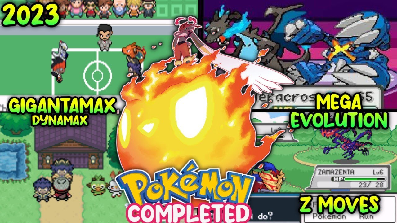 NEW Completed Pokemon GBA Rom With Mega Evolution, Gigantamax, Galar  Region, Hisuian Form & CFRU! 