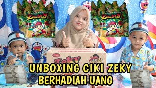 Unboxing ciki zeky berhadiah