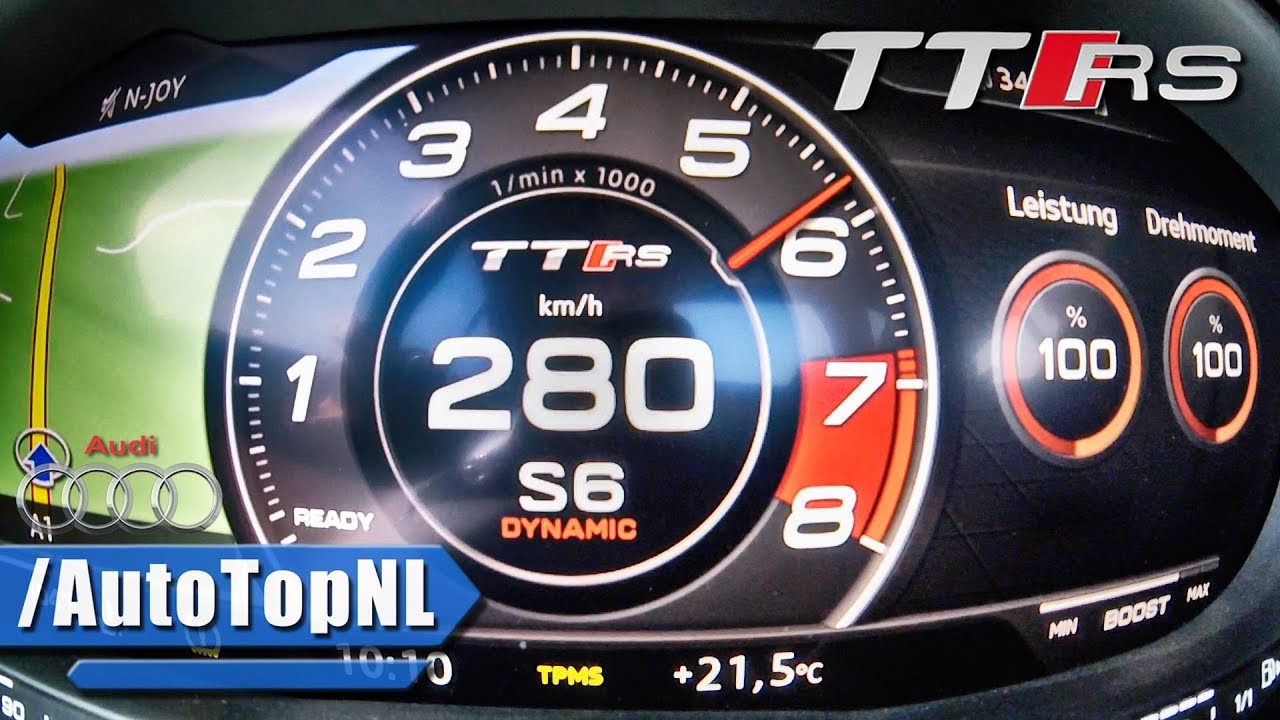 Vilje nitrogen Kina 2017 Audi TT RS 400HP ACCELERATION & TOP SPEED 0-280km/h by AutoTopNL -  YouTube