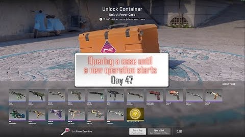 Opening a case until a new CS2 operation starts - Day 47